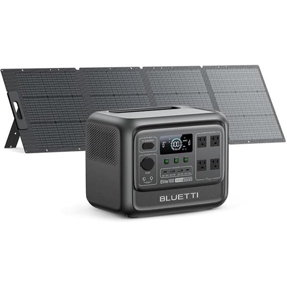 BLUETTI Elite 100 V2 Solar Generator with Panel