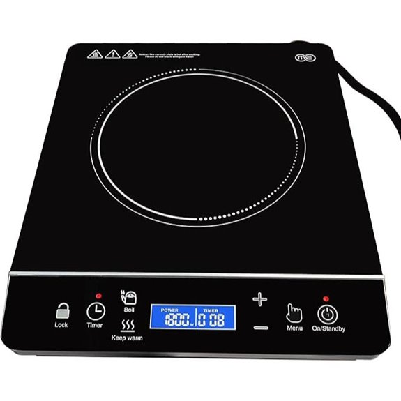 OMEO Portable Induction Cooktop with Touch Controls