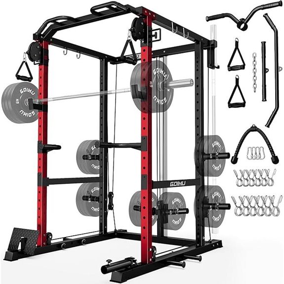 R1-V4 Power Cage Rack with Cables and Attachments
