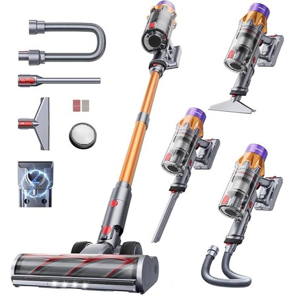 Cordless Vacuum Cleaner 600W 50KPA Self-Standing Aromatherapy