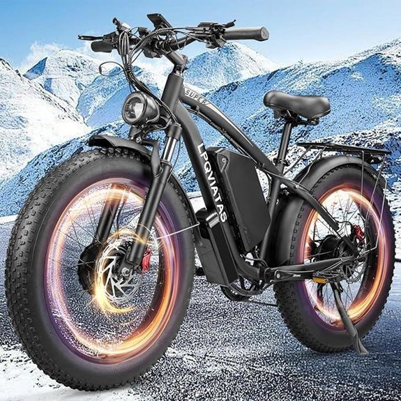 Dual Motor 6000W Electric Bike with Fat Tires