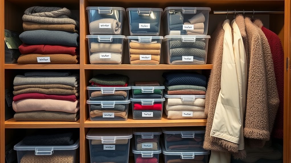 proper seasonal wardrobe storage