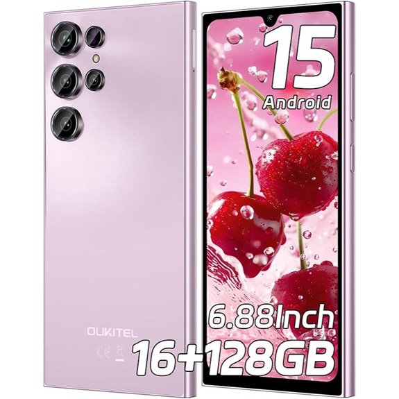 OUKITEL C61 Smartphone 6.88 128GB 5150mAh Purple