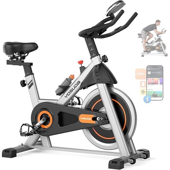 YOSUDA Exercise Bike with App & Low Noise