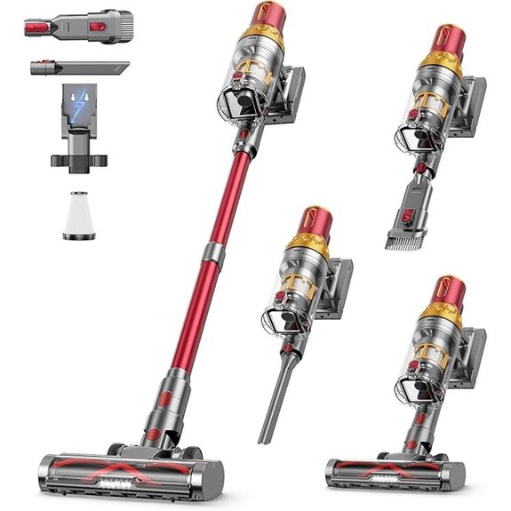 Cordless Vacuum Cleaner 580W Self-Standing Rechargeable