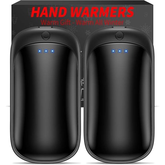 Rechargeable 2 Pack Hand Warmers for Men Women Kids