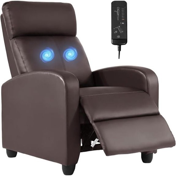 recliner with massage function