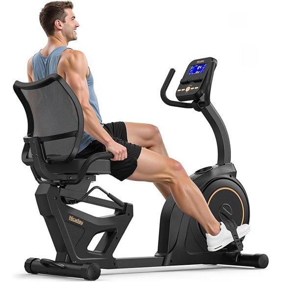 Niceday Recumbent Exercise Bike with Smart App