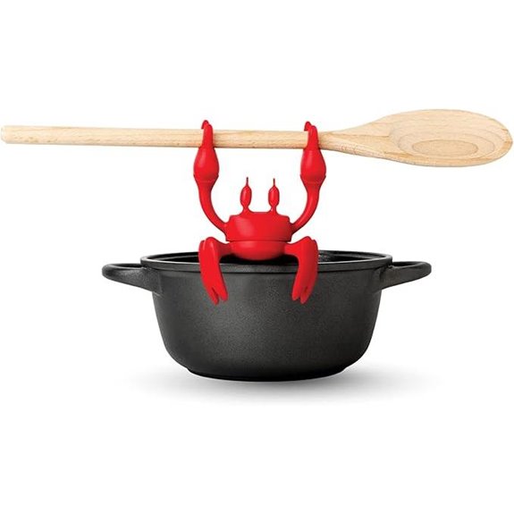 OTOTO Red Crab Silicone Utensil Rest