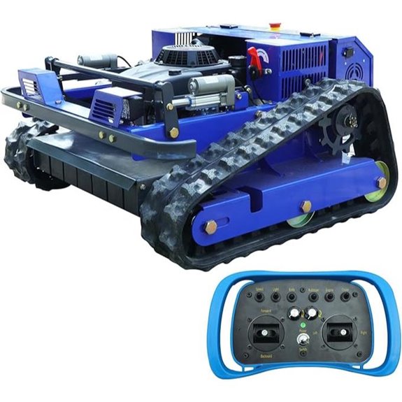 Remote Control 4WD Robotic Lawn Mower for Slopes