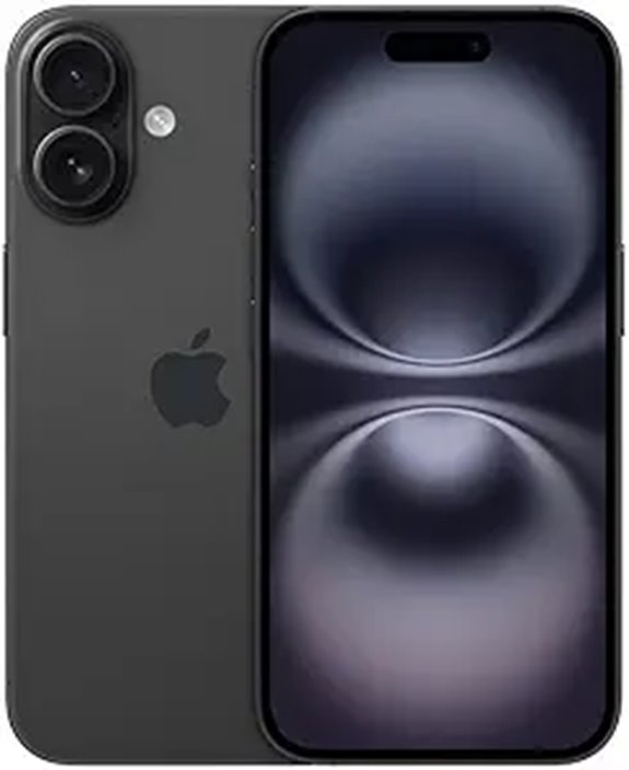 Apple iPhone 16 US Version 128GB Black - Unlocked (Renewed Premium)