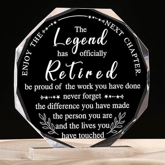 Chunful Retirement Keepsake and Paperweight Gift