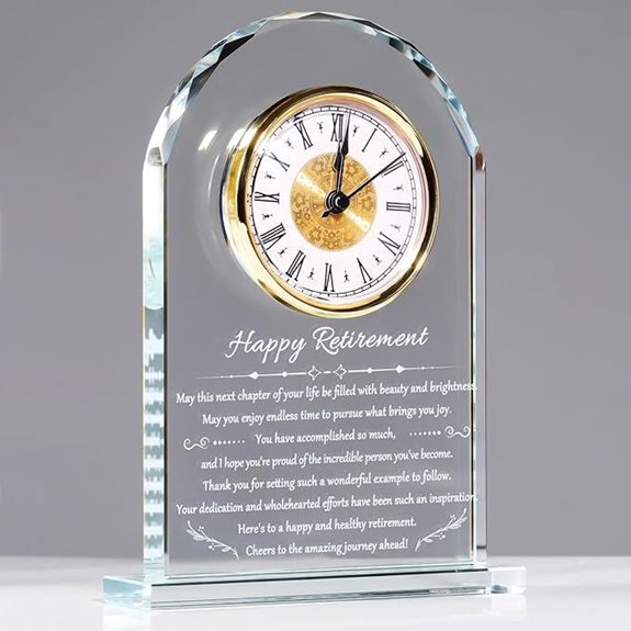 Retirement Clock Gifts for Women & Men