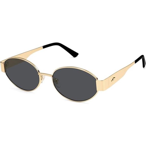 SOJOS Retro Oval Sunglasses for Women