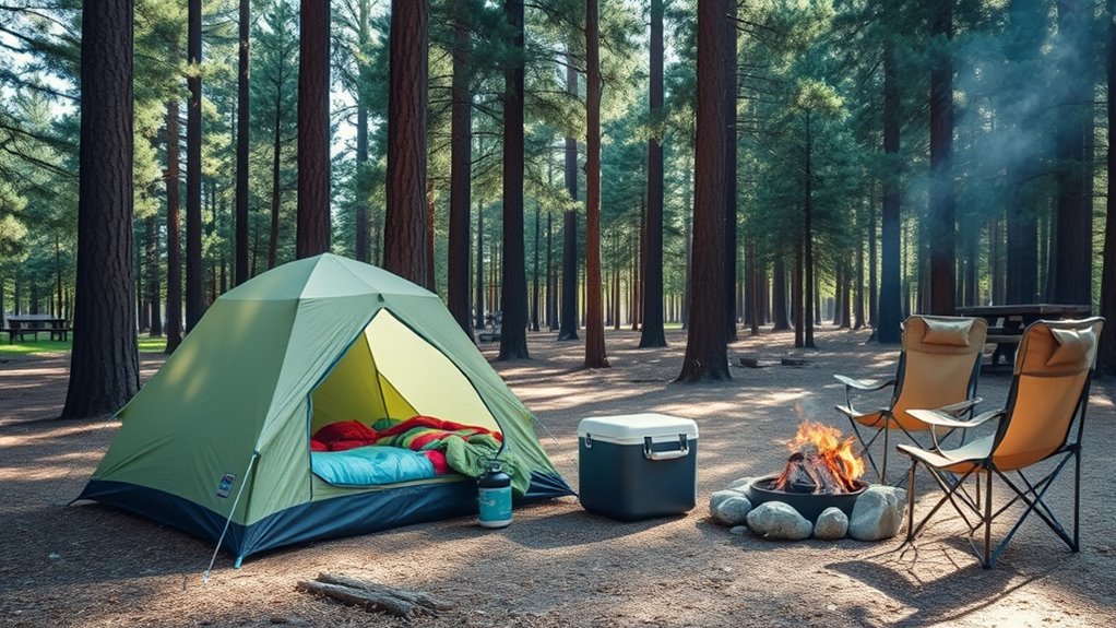 save money camping wisely