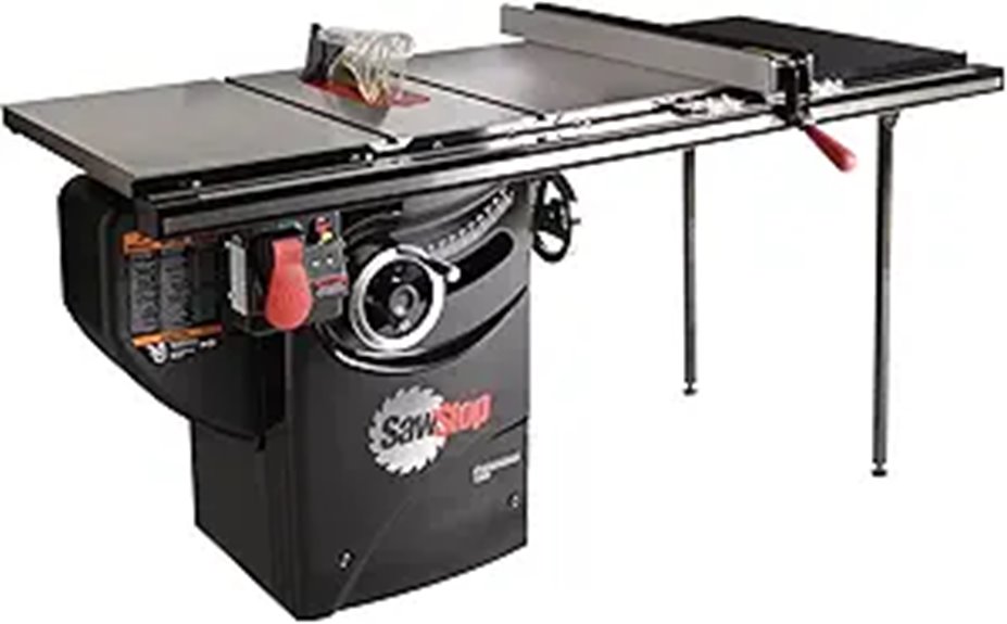 SAWSTOP 10-Inch Cabinet Saw with TGlide Fence