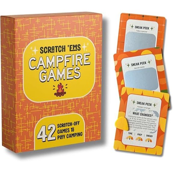 Scratch 'Ems Campfire Games – 42 Outdoor Card Set