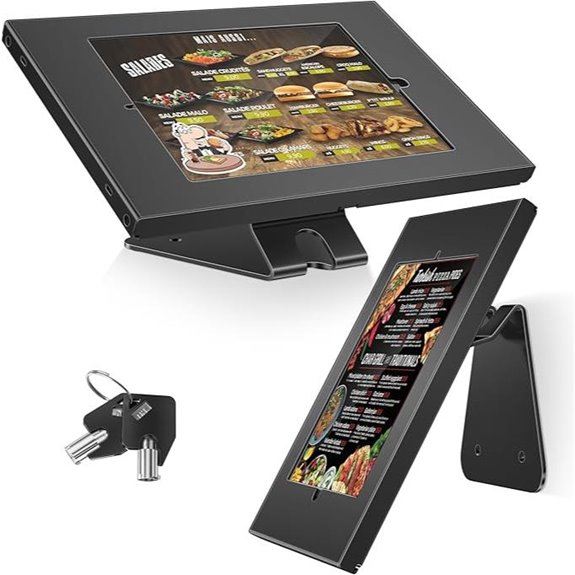 AboveTEK Anti-Theft iPad Stand with Mounting Options
