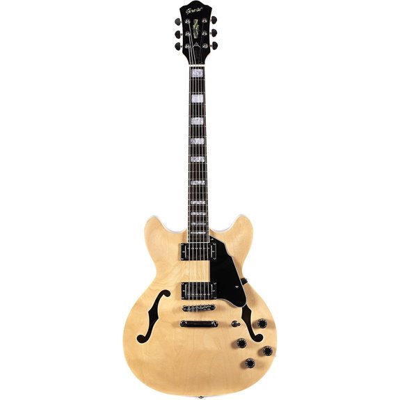 Grote Semi-Hollow Electric Guitar with Stainless Steel Frets