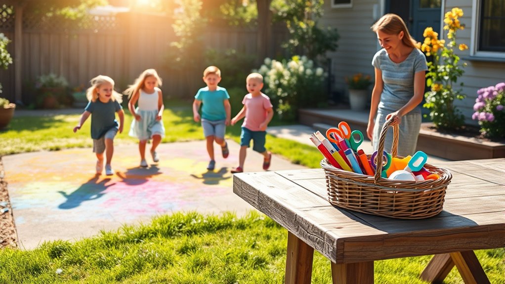 set boundaries encourage outdoor activities