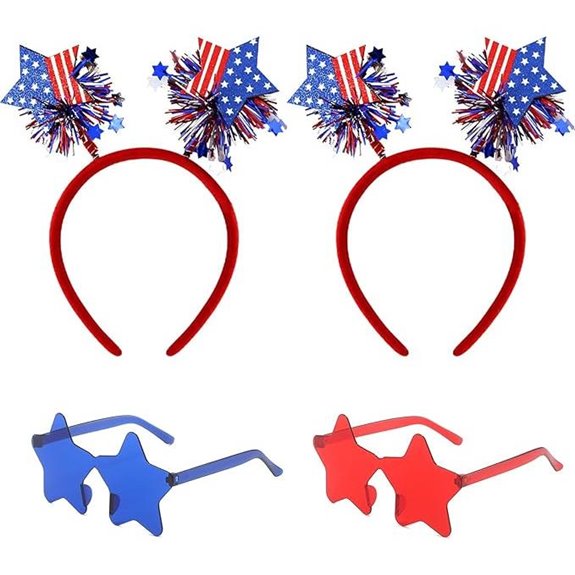 Patriotic Party Accessories Set (4 Pieces)
