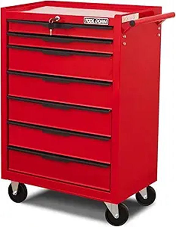7-Drawer Rolling Tool Chest with Locking Wheels