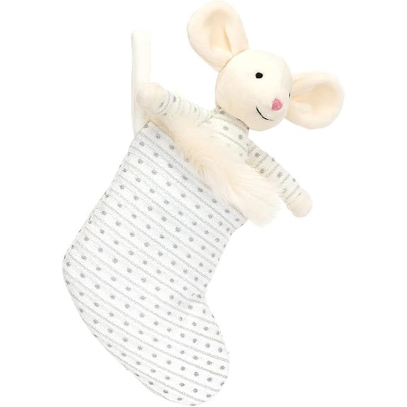 Jellycat Shimmer Stocking Mouse Plush Toy