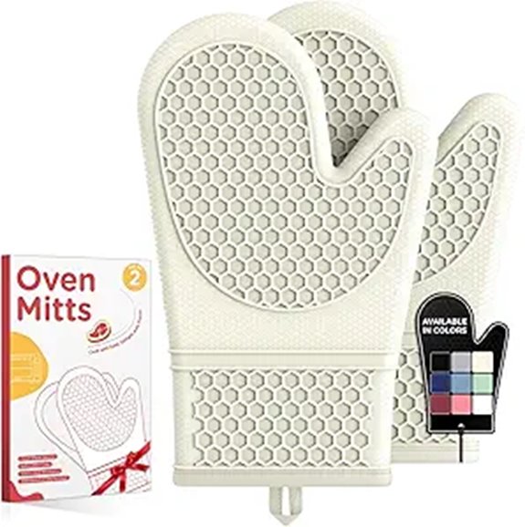 Kitsure Silicone Oven Mitts Set of 2