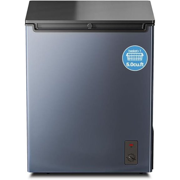 5.0Cu. Ft. Chest Freezer with Removable Basket