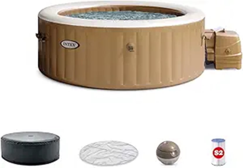 INTEX PureSpa Bubble Massage Hot Tub (4 Person)