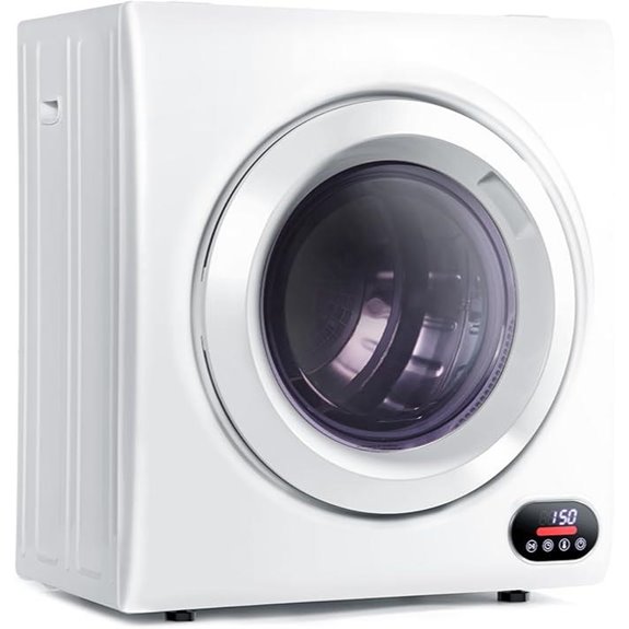 Euhomy Compact Laundry Dryer with LCD Control Panel