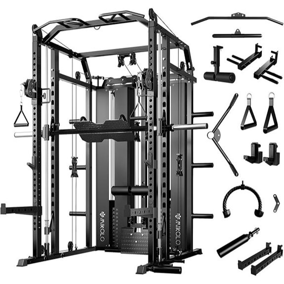 Mikolo Smith Machine Power Cage with Attachments