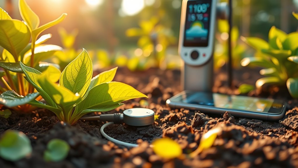 soil sensors optimize plant health