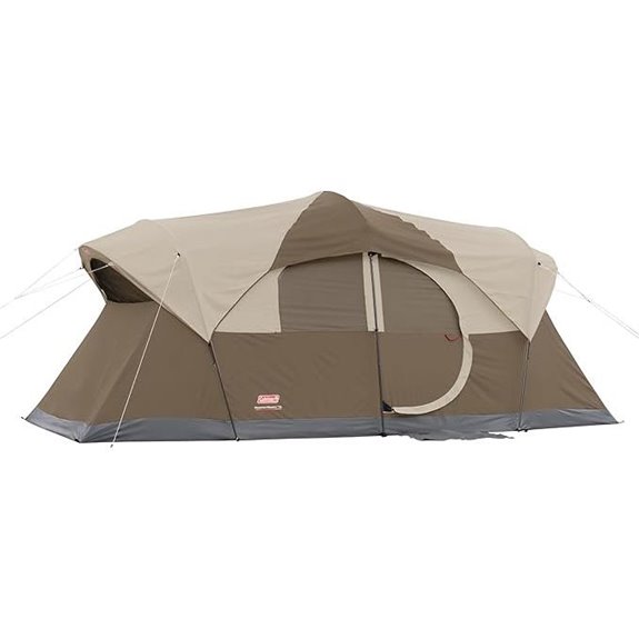 spacious 10 person camping tent