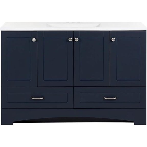 Spring Mill Emlyn 48 Blue Bathroom Vanity with Sink