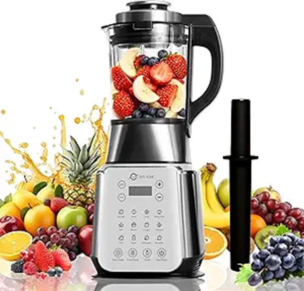 Stainless Steel Glass Blender with 1500W Motor