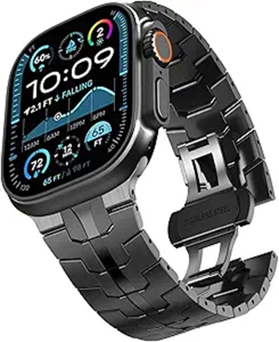 CHANCHY Stainless Steel Watch Band for Apple Watch