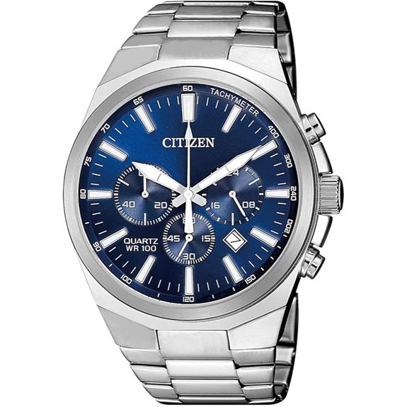 Citizen Quartz Mens Watch Stainless Steel Classic