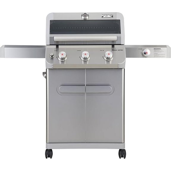 Monument Grills 3+1 Stainless Steel Gas Grill