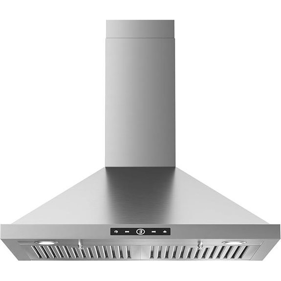 Wall Mount Range Hood 30 inch Stainless Steel