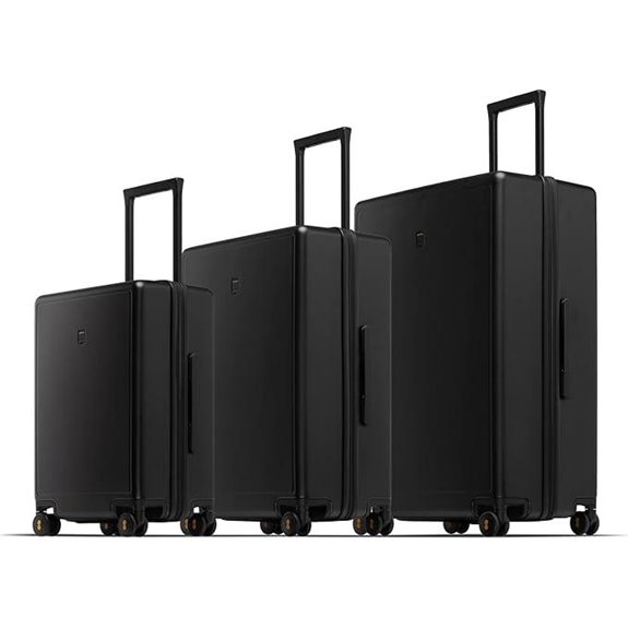 LEVEL8 Elegance Matte 3-Piece Luggage Set