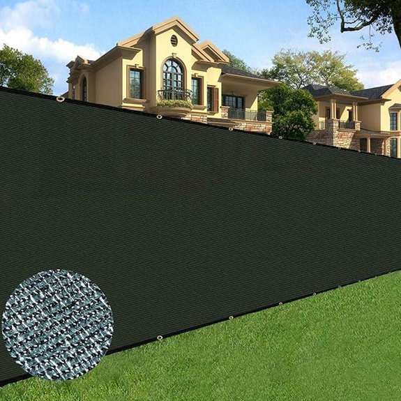 Sunnyglade 6x50 ft Privacy Fence Mesh Shade Cover