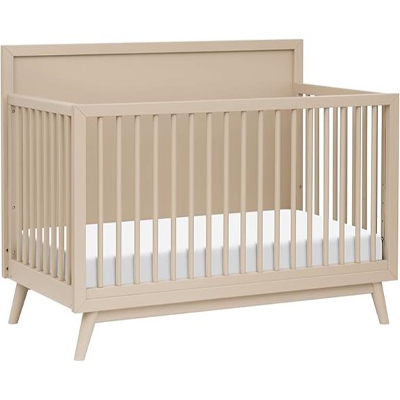 Babyletto Palma 4-in-1 Convertible Crib in Taupe