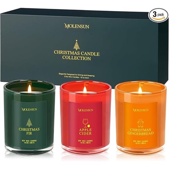Christmas Candles Gift Set (3 Pack 30oz)