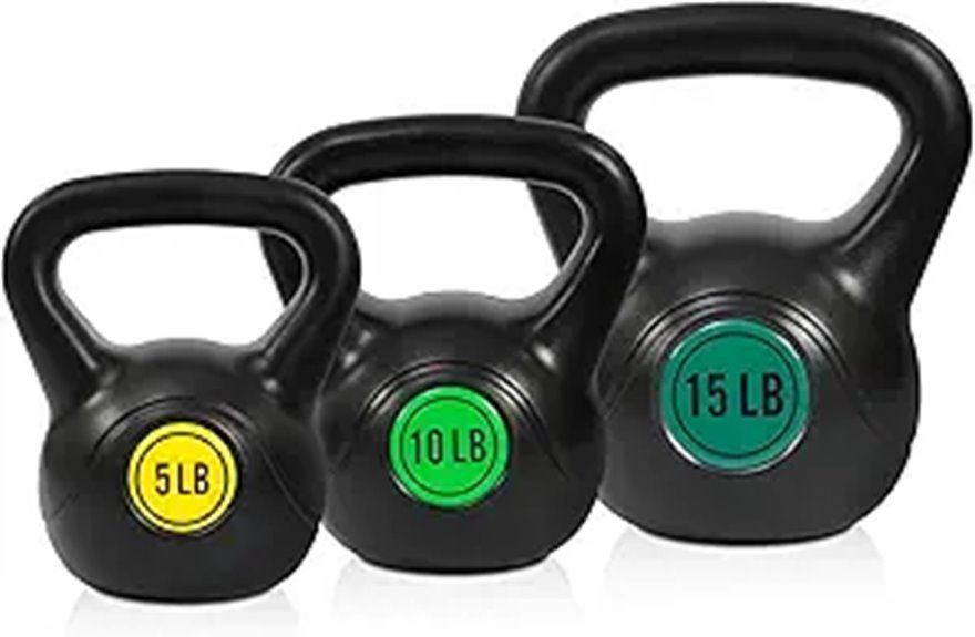 Fitvids 3-4 Piece Kettlebell Weight Set