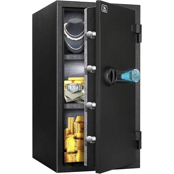 TigerKing Biometric Fireproof Security Safe (3.47 Cu Ft)