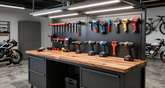 top garage workbench setups