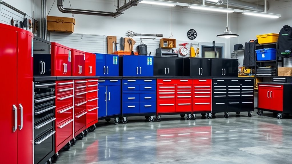 top rolling garage tool cabinets