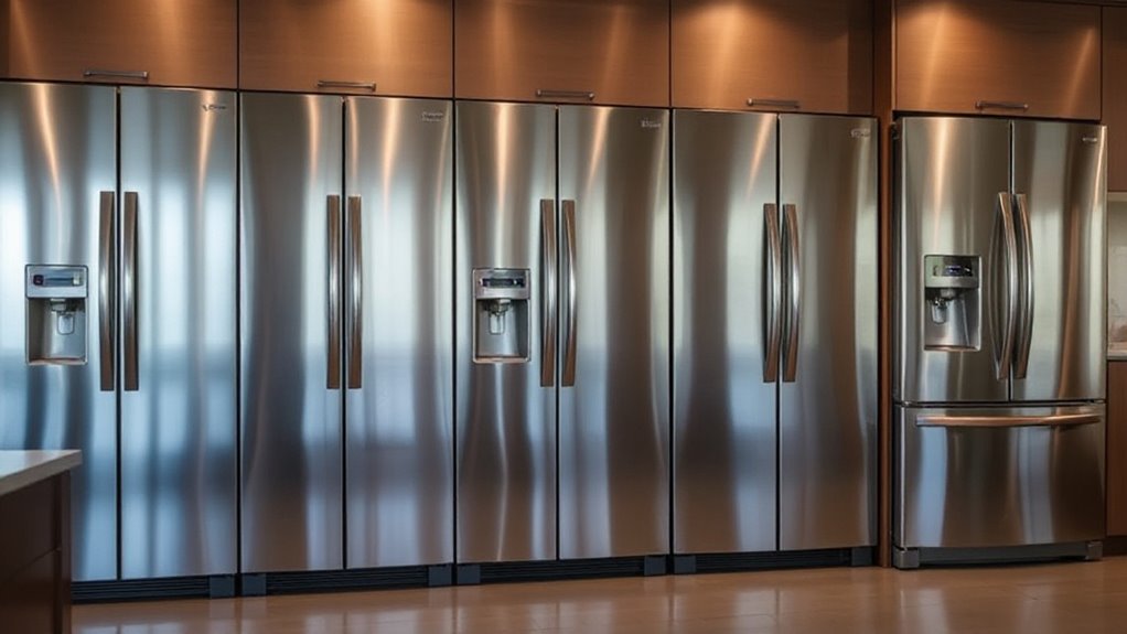 top stylish french door refrigerators