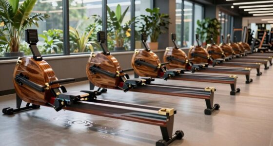 top water rowing machines